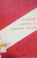 Economic Growth in Indonesia, 1820-1940