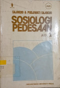 Sosiologi Pedesaan Jilid 1