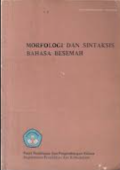 Morfologi dan Sintaksis Bahasa Besemah