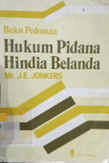 Buku Pedoman Hukum Pidana Hindia Belanda