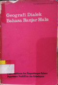 Geografi Dialek Bahasa Banjar Hulu