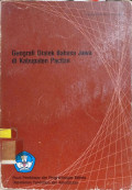 Geografi Dialek Bahasa Jawa Di Kabupaten Pacitan