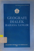 Geografi Dialek Bahasa Sangir