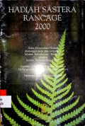 Hadiah Sastera Rancage 2000