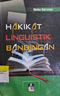 Hakikat Linguistik Bandingan