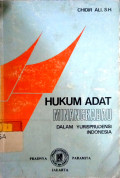 Hukum Adat Minangkabau dalam Yurisprudensi Indonesia