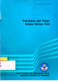 Kedudukan dan Fungsi Bahasa Melayu Riau