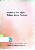 Kedudukan dan Fungsi Bahasa Melayu Pontianak
