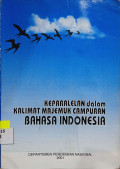 Keparalelan Dalam Kalimat Majemuk Campuran Bahasa Indonesia