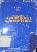 Konjungsi Subordinatif dalam Bahasa Indonesia