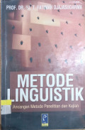 Metode Linguistik: ancangan metode penelitian dan kajian