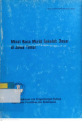 Minat Baca Murid Sekolah Dasar di Jawa Timur
