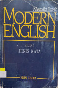 Modern English Jilid I Jenis Kata