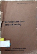 Morfologi Kata Kerja Bahasa Komering