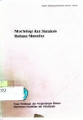 Morfologi dan Sintaksis Bahasa Simeulue