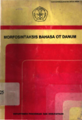 Morfosintaksis Bahasa Ot Danum