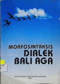 Morfosintaksis Dialek Bali Aga