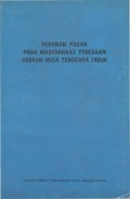 Peranan Pasar pada Masyarakat Pedesaan Daerah Nusa Tenggara Timur
