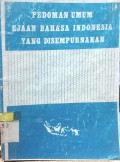 Pedoman Umum Ejaan Bahasa Indonesia Yang Disempurnakan