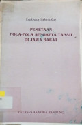 Pemetaan Pola-Pola Sengketa Tanah Di Jawa Barat