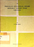 Peradilan Pengadilan Negeri Menurut Hukum Tidak Tertulis