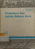 Peribahasa dan Saloka Bahasa Jawa
