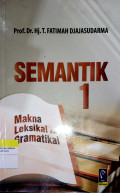 Semantik 1: Makna Leksikal dan Gramatikal