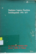 Singkatan Laporan Penelitian Sosiolinguistik 1976/1977