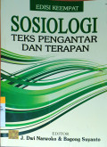Sosiologi Teks Pengantar dan Terapan