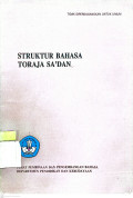 Struktur Bahasa Toraja Sa'dan