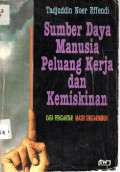 Sumber Daya Manusia Peluang Kerja dan Kemiskinan: Kata Pengantar Masri Singarimbun