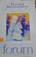 Teacher Development : Making The Right Moves