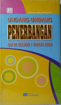 Undang-Undang Penerbangan: UU RI nomor 1 tahun 2009