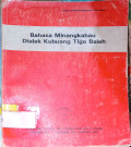 Bahasa Minangkabau Dialek Kubuang Tigo Baleh