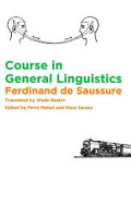 Course in General Linguistics Ferdinand de Saussure