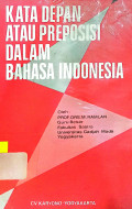 Kata Depan Atau Preposisi dalam Bahasa Indonesia