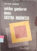 Sekilas Gambaran Dunia Sastra Indonesia