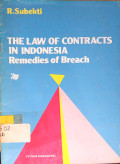 The Law of Contracts in Indonesia Remedies of Breach