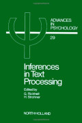 Advances in Psychology Inferences in Text Processing