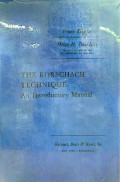 THE RORSCHACH TECHNIQUE An Introductory Manual